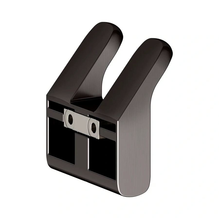 Крючок для полотенца Keuco Moll два 12713350000 титан черный шлифованный