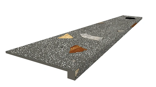 Ступень Coliseum PALLADIO BLACK SCAL.120 FRONT / ПАЛЛАДИО БЛЭК 120 фронтальная