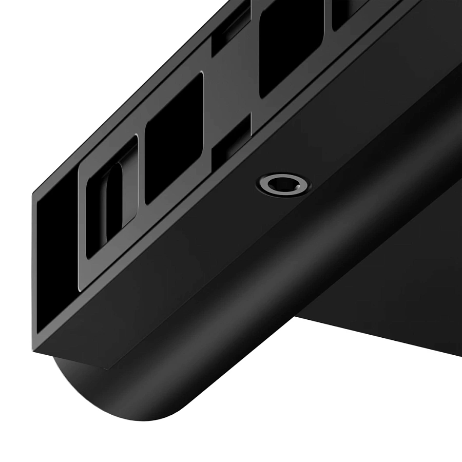 Держатель туалетной бумаги с полочкой Keuco Plan 14973370000 черный матовый