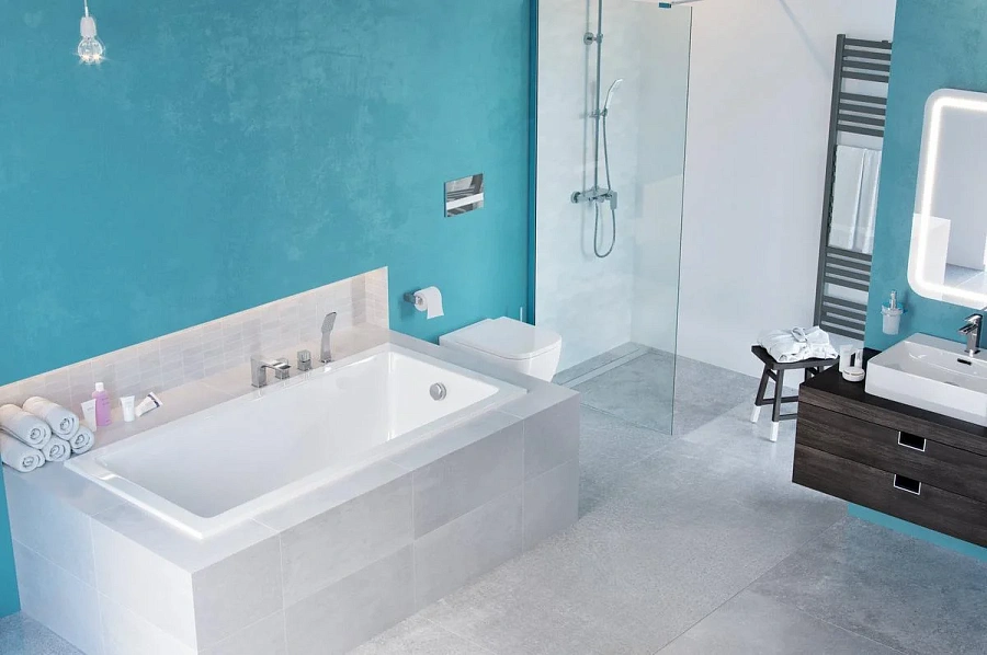 Акриловая ванна Excellent Wave Slim 170х75