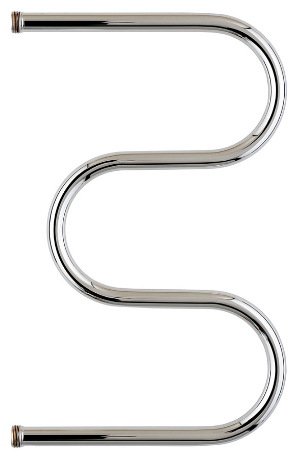 Водяной полотенцесушитель Стилье М-образный 600х400 резьба-сгон 1", Без покрытия, арт.00004-6040