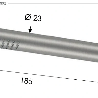 Ручной душ Remer INOX SS317MMX, нержавеющая сталь