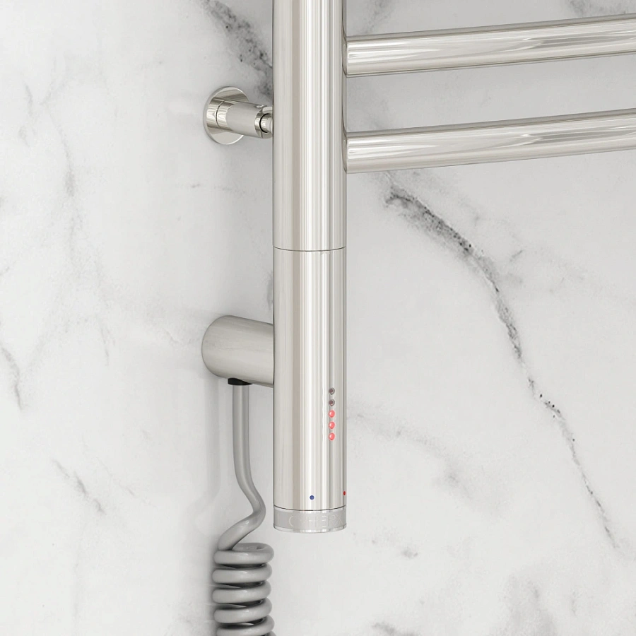 Электрический полотенцесушитель Сунержа Богема 3.0 выгнутая 1000х400 МЭМ левый, Без покрытия, арт.00-5802-1040