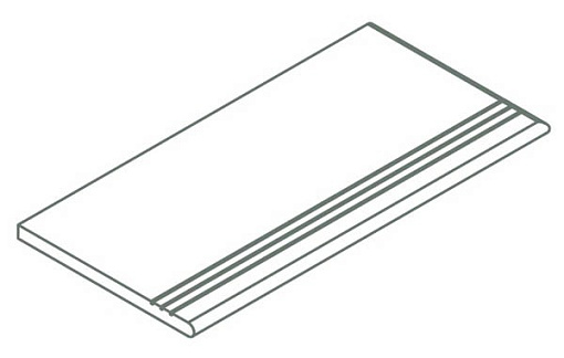 Ступень FOSSIL PURE GRAD.ROUND GRIP30X120 DX / ФОССИЛ ПЬЮР СТУП.ЗАКРУГ.ГРИП 30X120 ПР