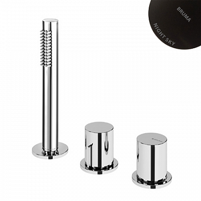 Смеситель на борт ванны, с ручным душем Bruma Elo - 2 выхода Avalon 189 500 1NS Night Sky