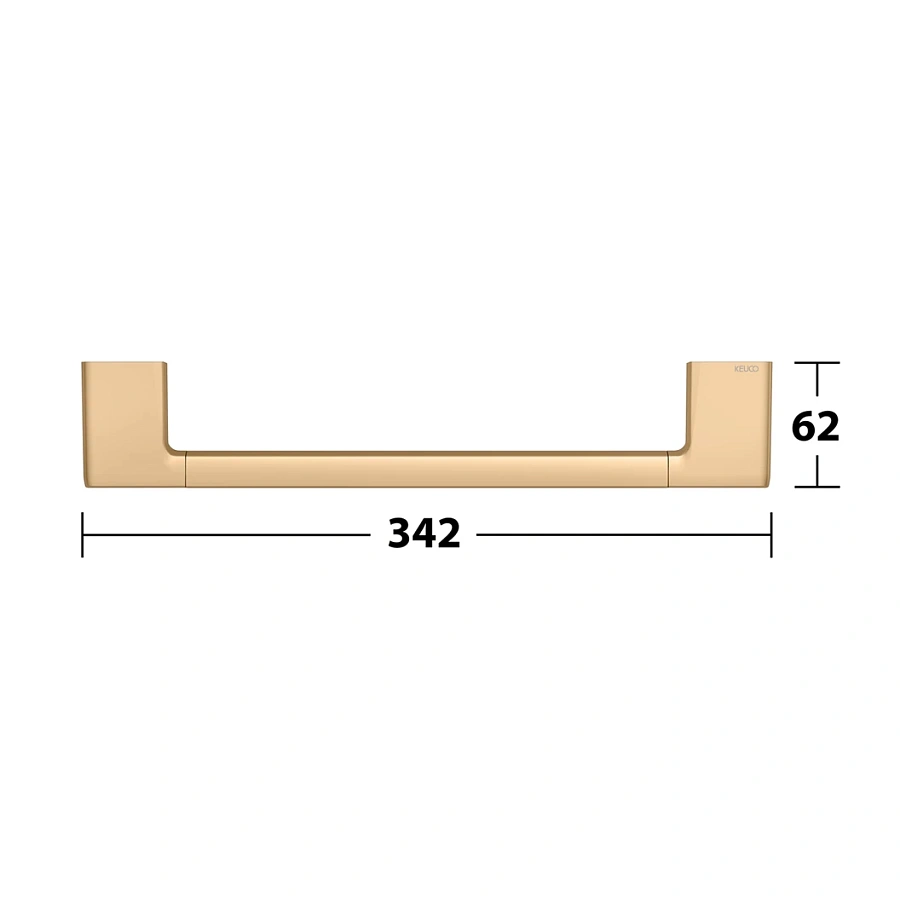 Поручень Keuco Moll 12707250000 латунь шлифованная