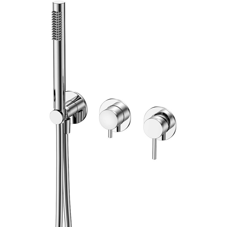 Смеситель для душа AQUAme Siena (арт.AQM8805) с внутренней частью, на 2-3 режима