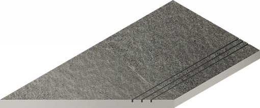 Бортик Italon CONTEMPORA CARBON BOR.30X60GRIP SX / КАРБОН 30X60 ГРИП ЛЕВ