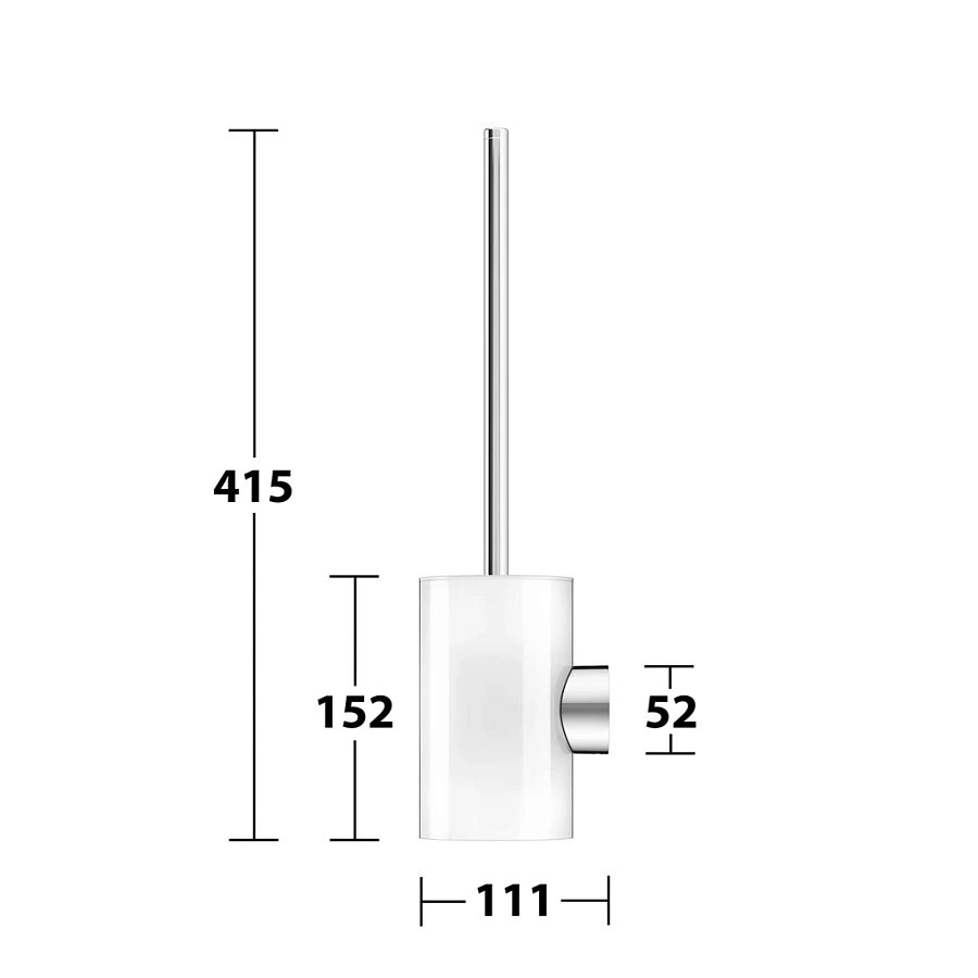 Туалетный гарнитур Keuco Reva 12864019000 хром