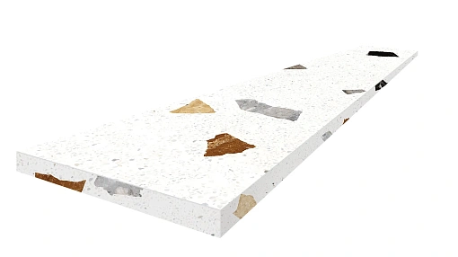 Ступень Coliseum PALLADIO WHITE SCAL.120 ANG.SX / ПАЛЛАДИО УАЙТ 120 угловая левая