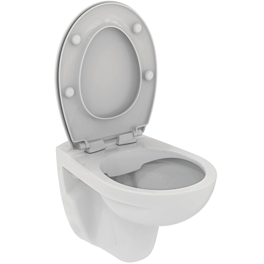 Унитаз подвесной Ideal Standard Eurovit Rimless с крышкой soft-close, K881201