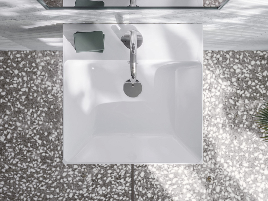 Раковина Catalano Zero 50x50, арт.0120500001, белый глянцевый