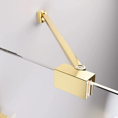 Шторка на ванну Radaway Essenza Pro Gold PNJ 90 (прозрачное/золото)