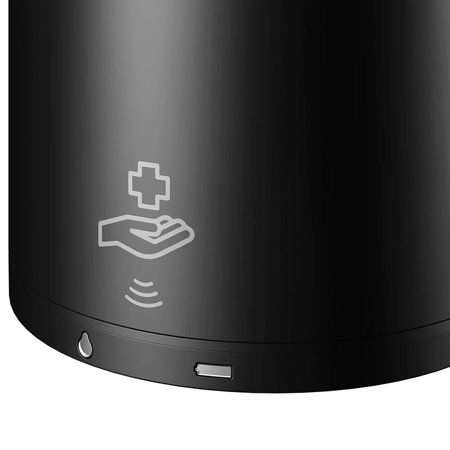 Дозатор для дезинфицирующих средств и геля Keuco Plan 14987370037 черный матовый / черный