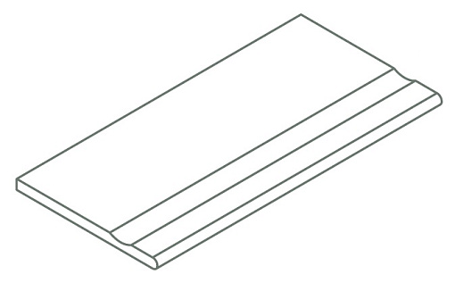 Бортик Italon AVANTGARDE PURE BOR.30X120 SVASATO ROUND / АВА.ПЬЮР 30X120 С ВЫЕМКОЙ ЗАК