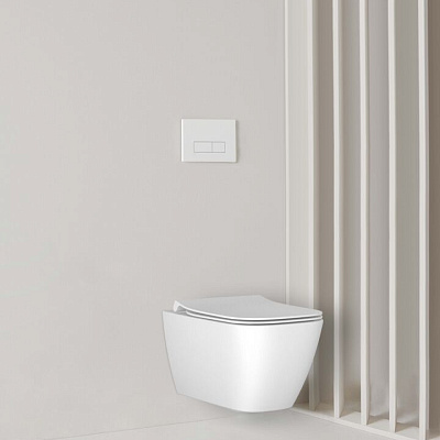 Унитаз подвесной Ideal Standard I.Life B  с тонким сиденьем Soft-Close T461401+T500301