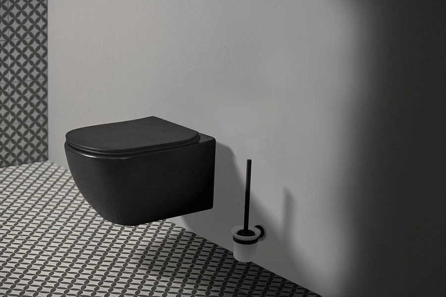 Унитаз подвесной Ideal Standard Tesi Aquablade T0079V3 черный матовый