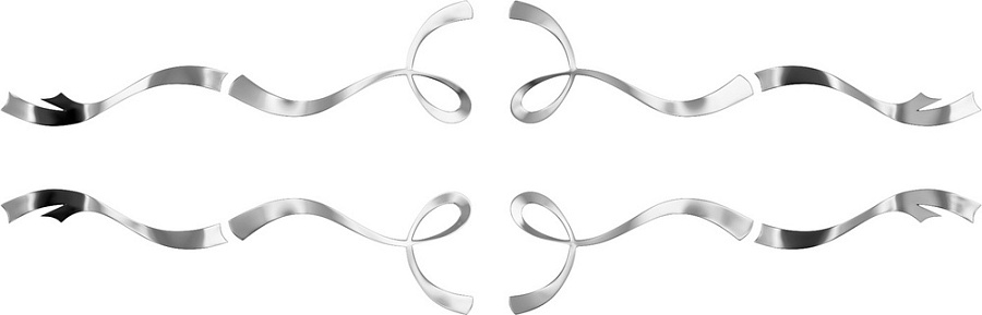 Комлект ручек Aqwella Clarberg Due amanti DUER8CR 8шт., цвет хром