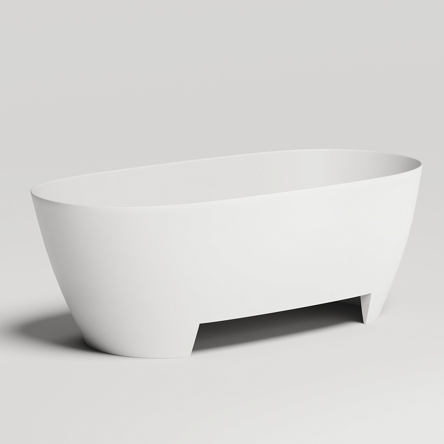 Ванна отдельностоящая LoveForm LOFO Solid Surface белый матовый
