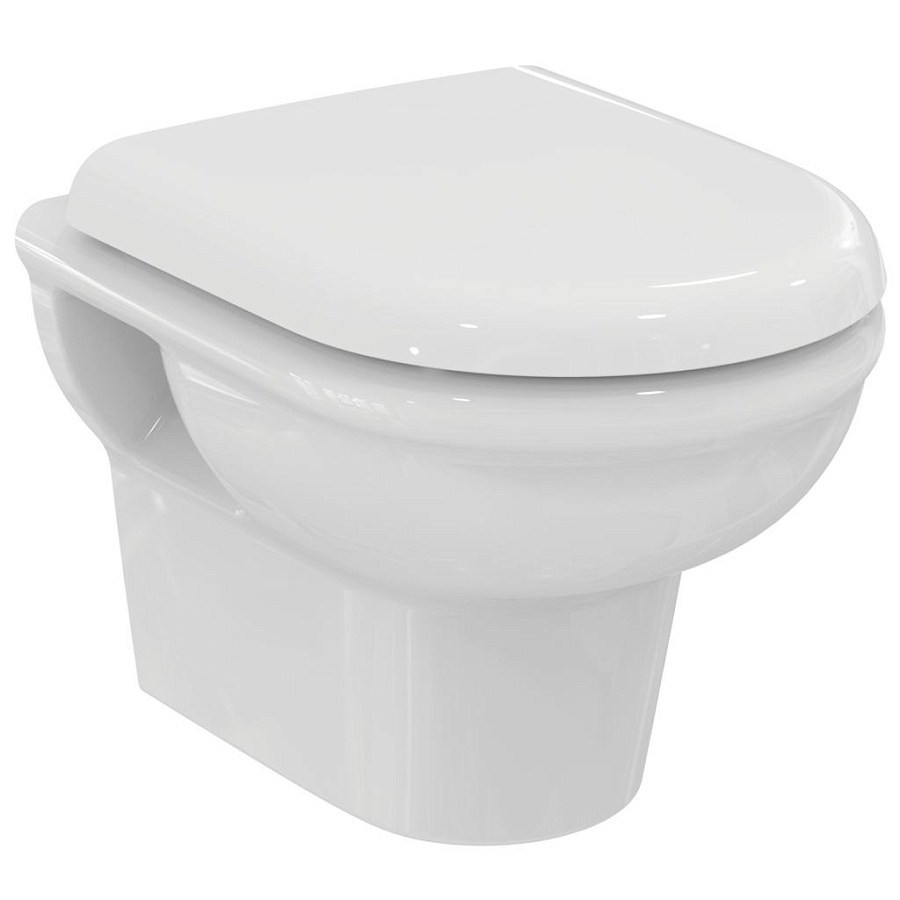 Унитаз подвесной Ideal Standard Exacto Rimless с сидением Soft-close R002601