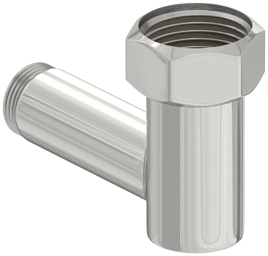 Уголок переходной G 1" НГ х G 3/4" НР (Без покрытия), арт.02000-1034