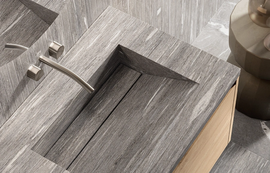 Раковина из керамогранита ITALON HOME Fly Air 70 Wood