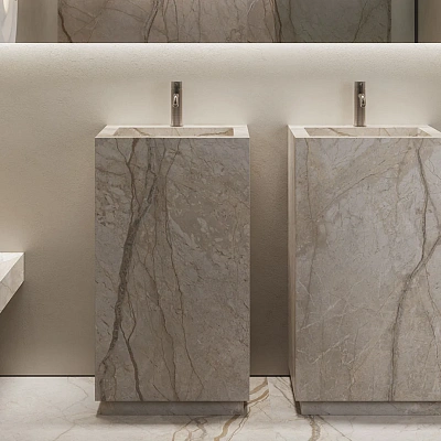 Раковина из керамогранита ITALON HOME Cube 40