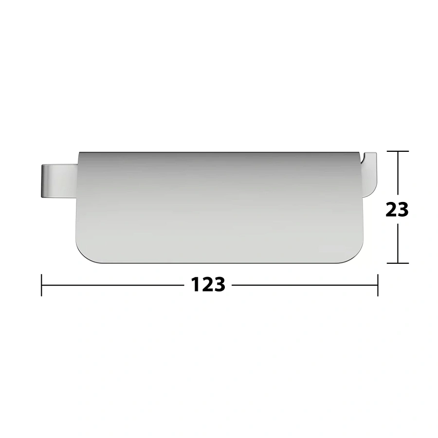 Держатель туалетной бумаги с крышкой Keuco Moll 12760210000 покрытие в нержавеющей стали