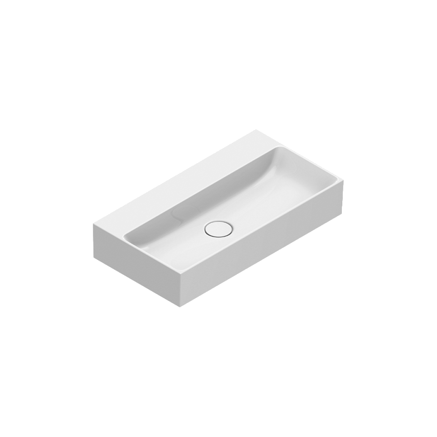 Раковина Catalano Premium 65х35, арт.0220650001, без отв. под смеситель, белый глянцевый