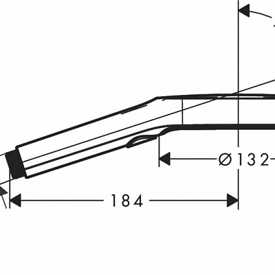Ручной душ Hansgrohe Rainfinity 130, 3jet, матовый белый, 26864700