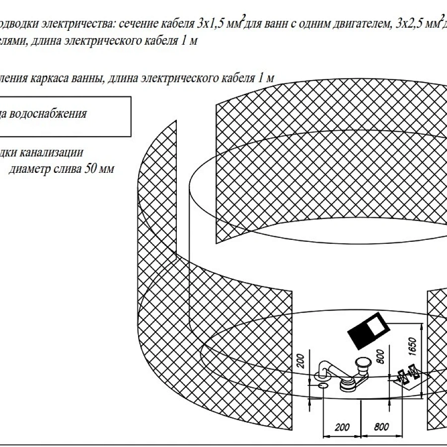 Ванна акриловая Kolpa-San Opera 180x180