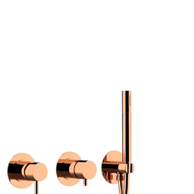 Душевая система Remer X Style X96S02ORL, медь глянцевая