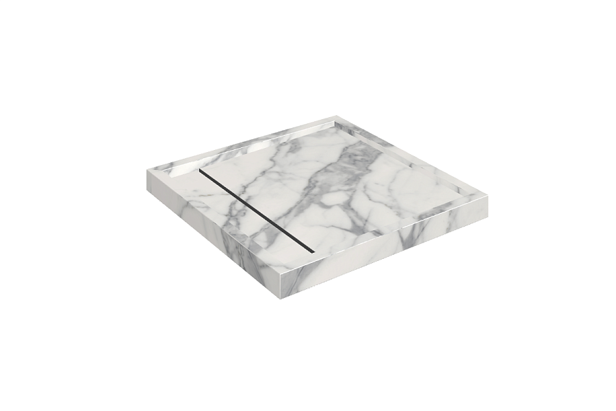 Душевой поддон из керамогранита ITALON HOME Diamond 80, арт.620820000001