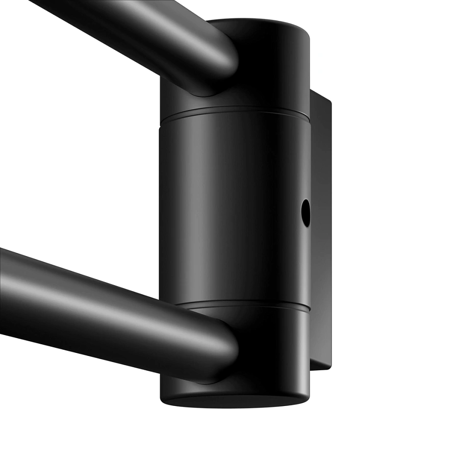 Полотенцедержатель 2-рычажный Keuco Plan 14918370000 438 мм черный матовый