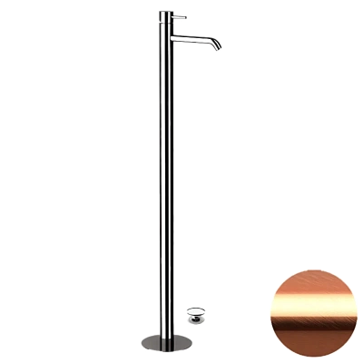 Смеситель для раковины Remer X Style X18RP, медь брашированная