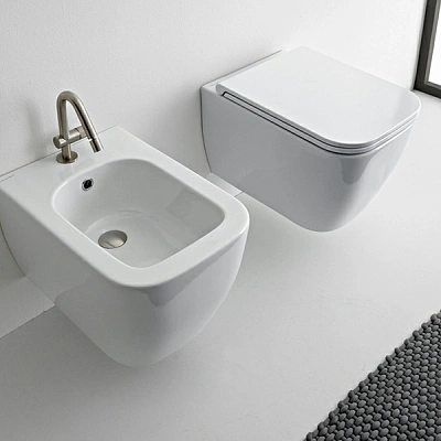 Биде Scarabeo Teorema 2.0, подвесное белое, арт.5127