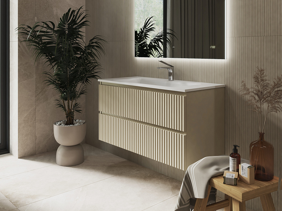 Тумба Raval Coste 100 подвесная Светло-коричневая