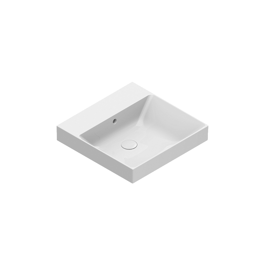 Раковина Catalano Zero 50x50, арт.0120500001, белый глянцевый