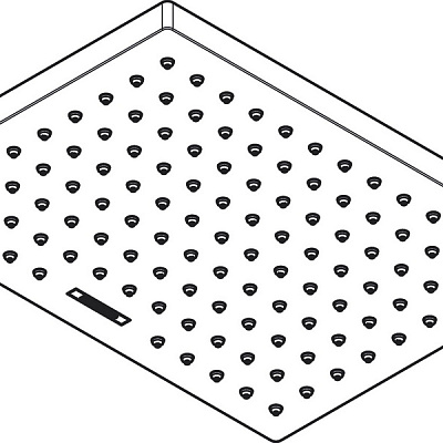 Верхний душ Hansgrohe Vernis Shape 230, хром, 26281007