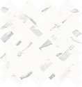 Мозаика Stellaris STATUARIO WHITE MOSAICO CROSS 31.5*29.7