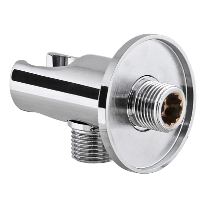 Держатель ручного душа с подключением шланга Remer 337M, хром