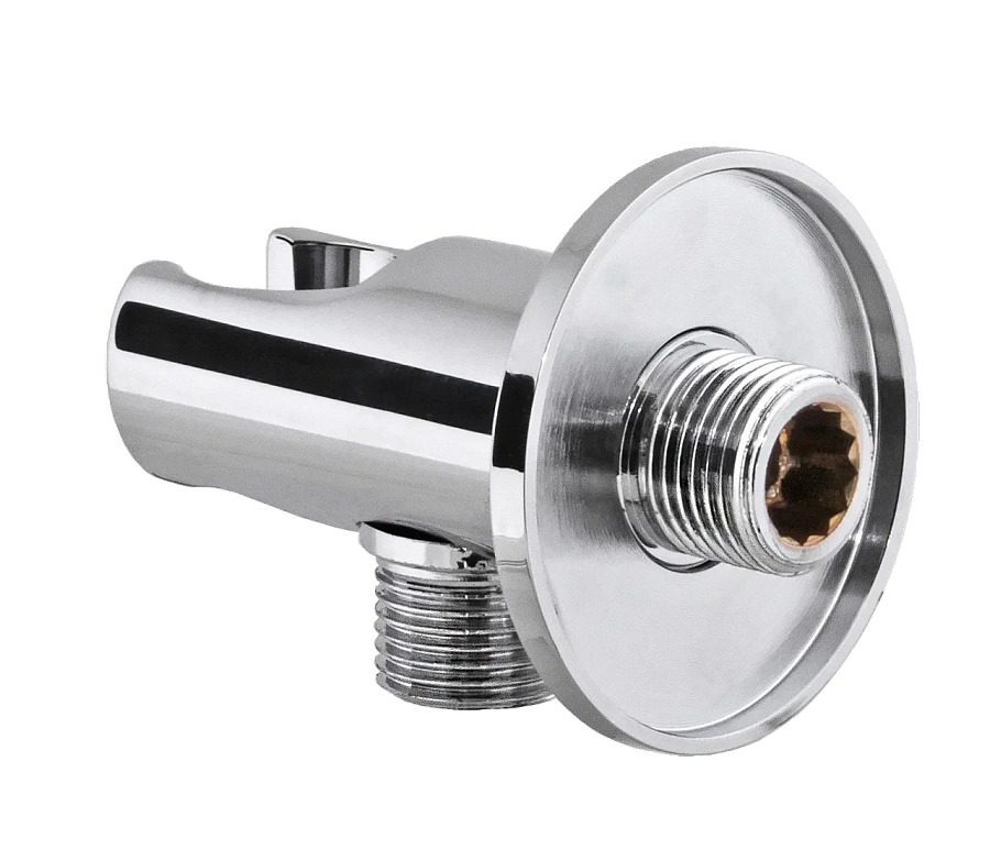 Держатель ручного душа с подключением шланга Remer 337M, хром