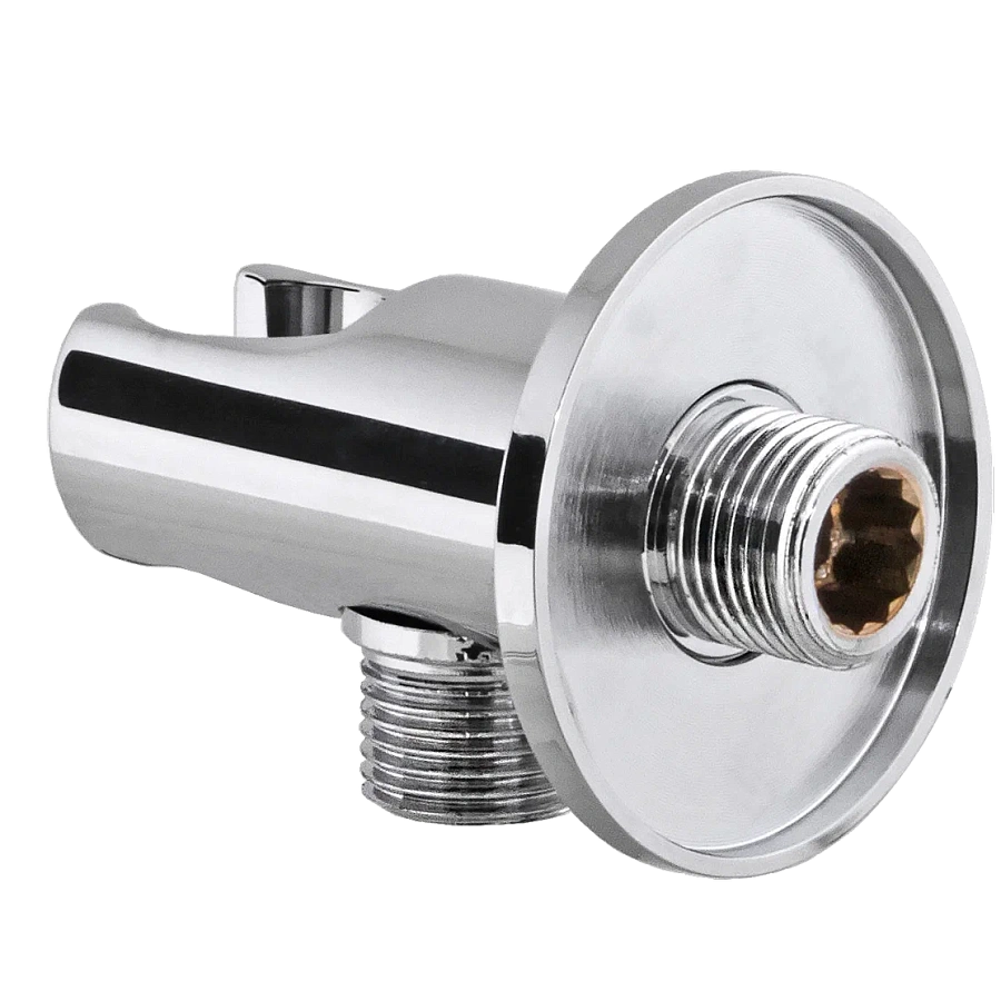 Держатель ручного душа с подключением шланга Remer 337M, хром