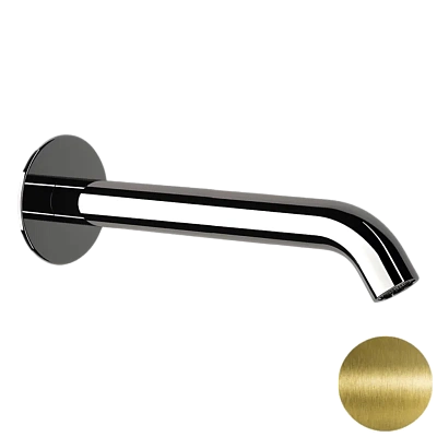 Излив настенный 19 см Remer X Style 91XLVO, состаренная латунь