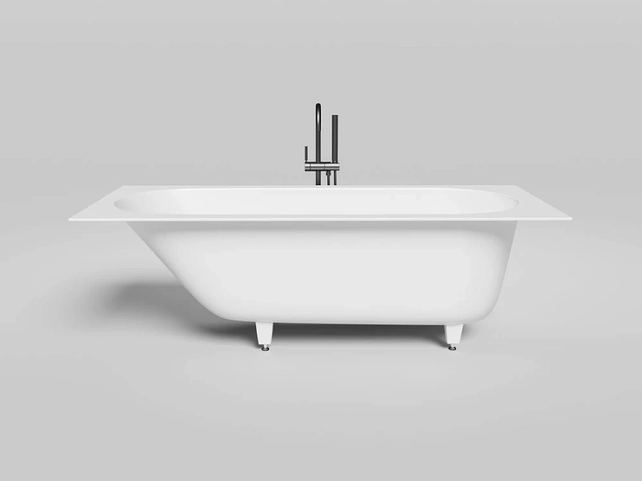 UM12322 Ванна встраиваемая LoveForm LOFO 180x80 Solid Surface белый матовый