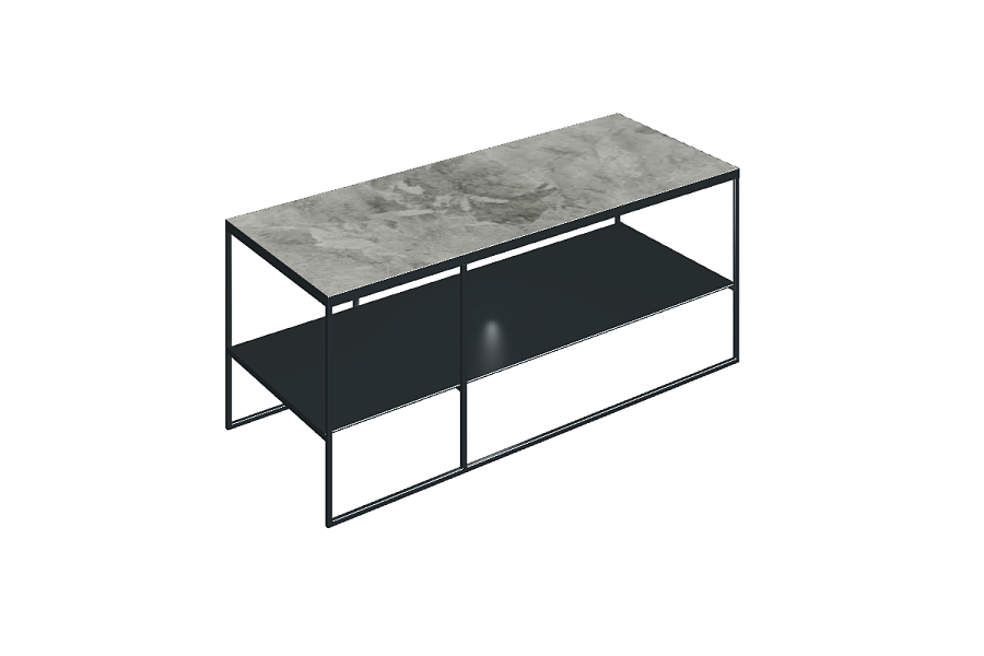 Журнальный столик со столешницей из керамогранита Italon Home SQUARE 100