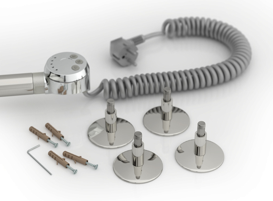 Электрический полотенцесушитель Стилье Формат 10 ТП 600х500 (3+3+3) Г16, Без покрытия, арт.00510-6050