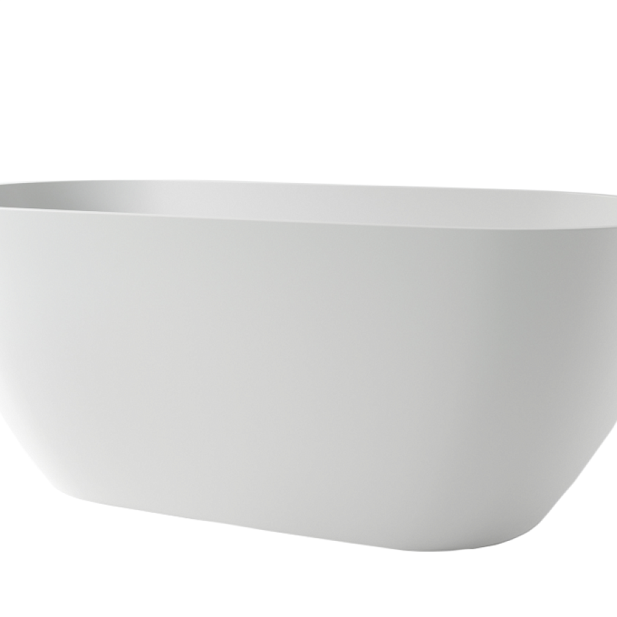 Ванна каменная Holbi Venus Solid Surface белый полированный