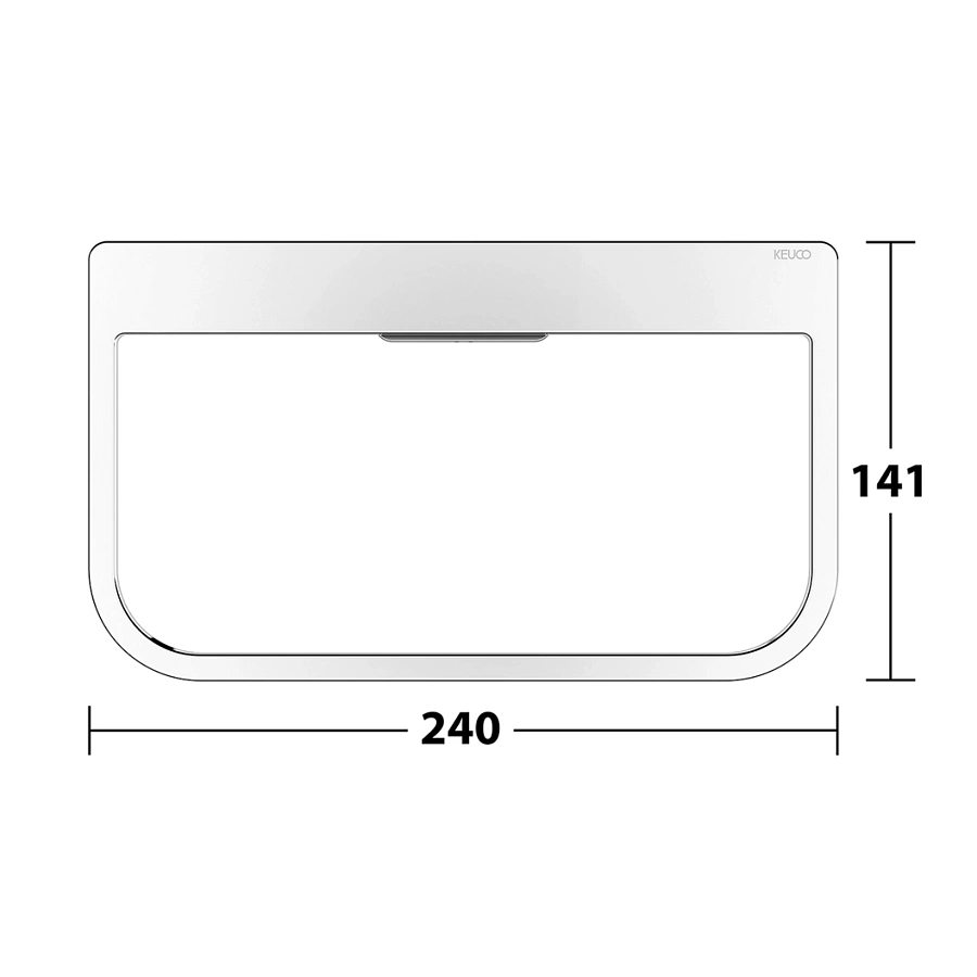 Кольцо для полотенца Keuco Moll 12721010000 хром