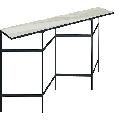 Книжный стеллаж со столешницей из керамогранита Italon Home TRINITY 150х30